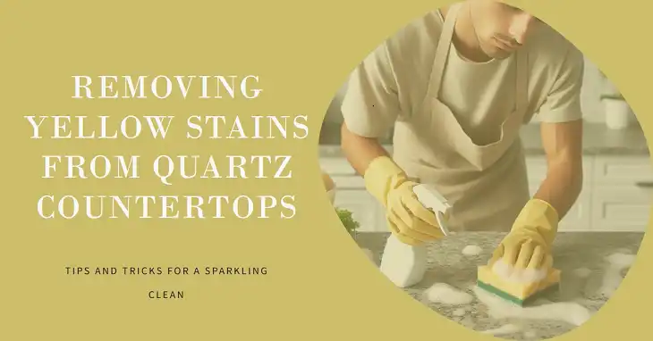 How to Clean Yellow Stains from Quartz Countertops