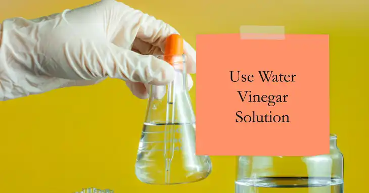 Use Water Vinegar Solution